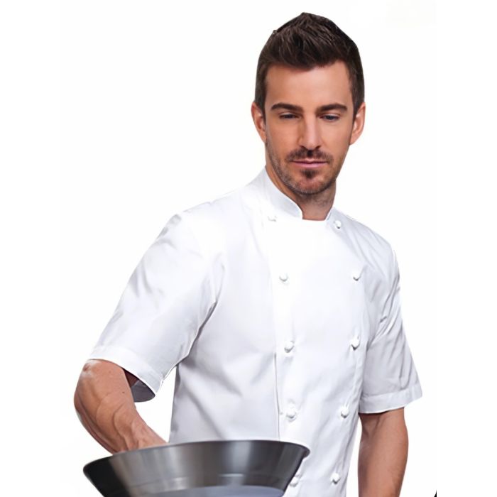 4128-0076 DÓLMÃ GRAND CHEF® (MANGA CURTA SEM BOLSO)