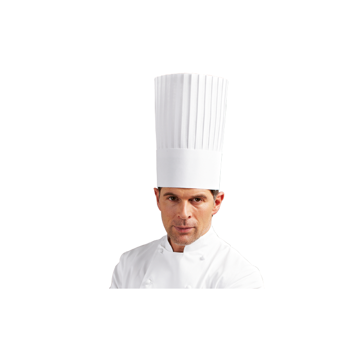 3298-6037 CHAPÉU KING - estilo Bragard 30 cm
