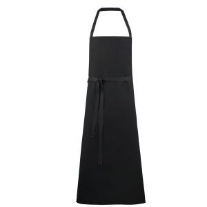 avental profissional de chef preto para cozinheiras e confeiteiras
